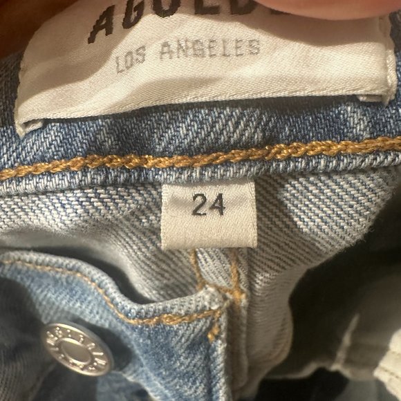 EUC Agolde Riley Straight Leg Crop - 24 - Picture 6 of 9